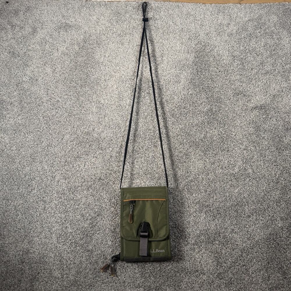 L.L. Bean Nylon Cross Body Bag Wallet Hiking Utility Organizer Gorpcore